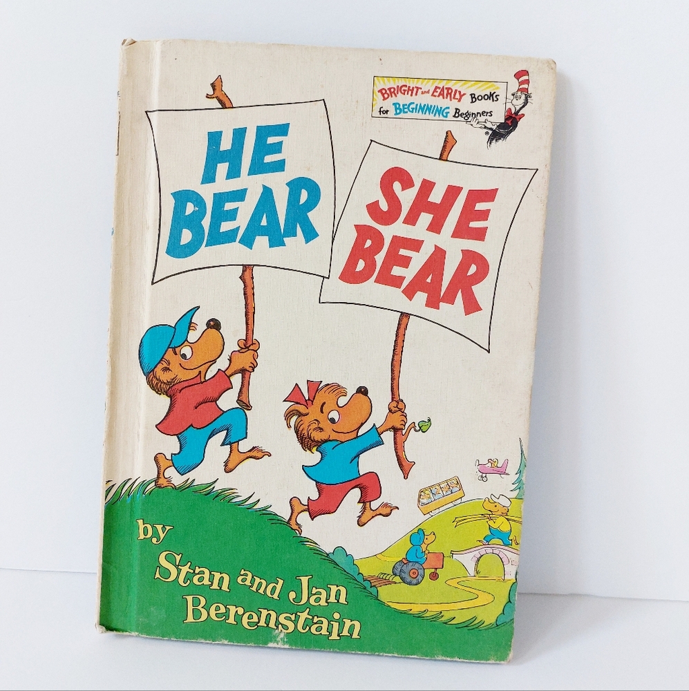 He Bear, She Bear Vintage Berenstain‎ Bears Book Early Reader